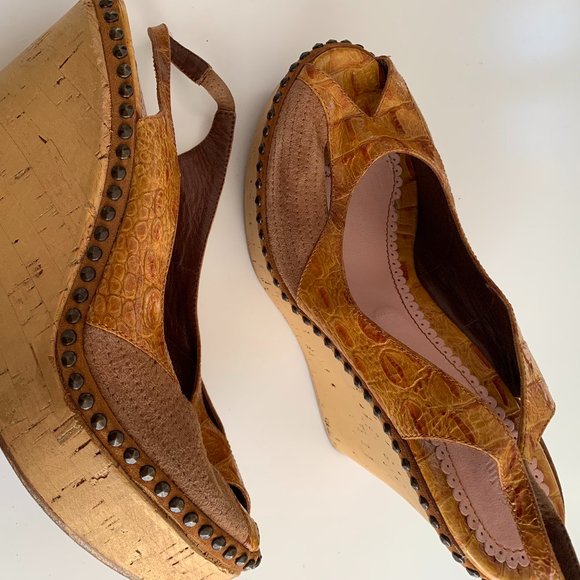 John Galliano Platform Slingback in good condition, size 8 - Picture 5 of 9